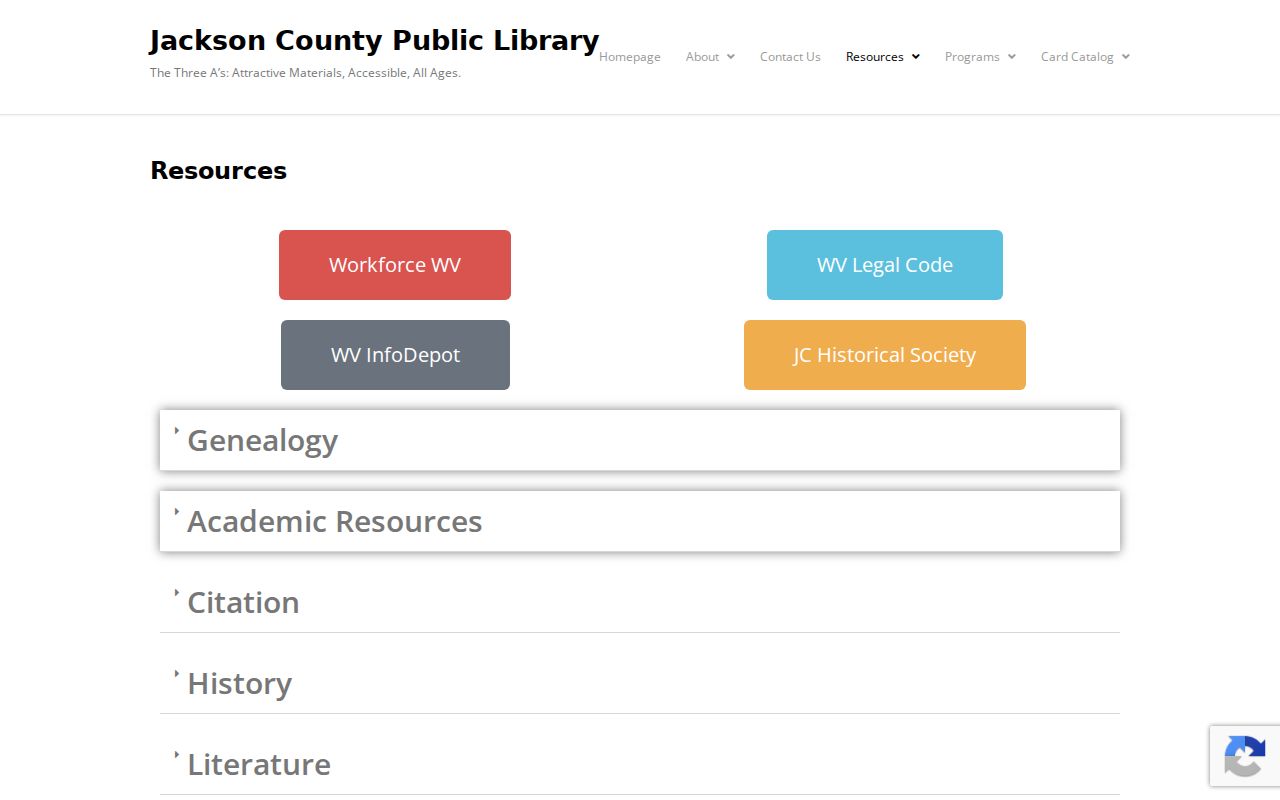 Jackson County Public Library genealogy and local history resources for former owner research