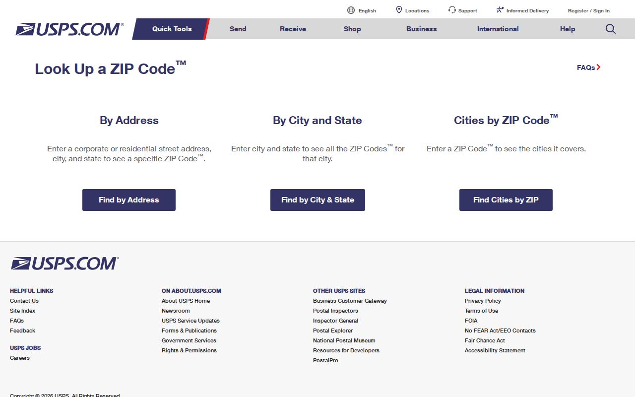 USPS lookup used to confirm the Ravenswood West Virginia mailing ZIP code